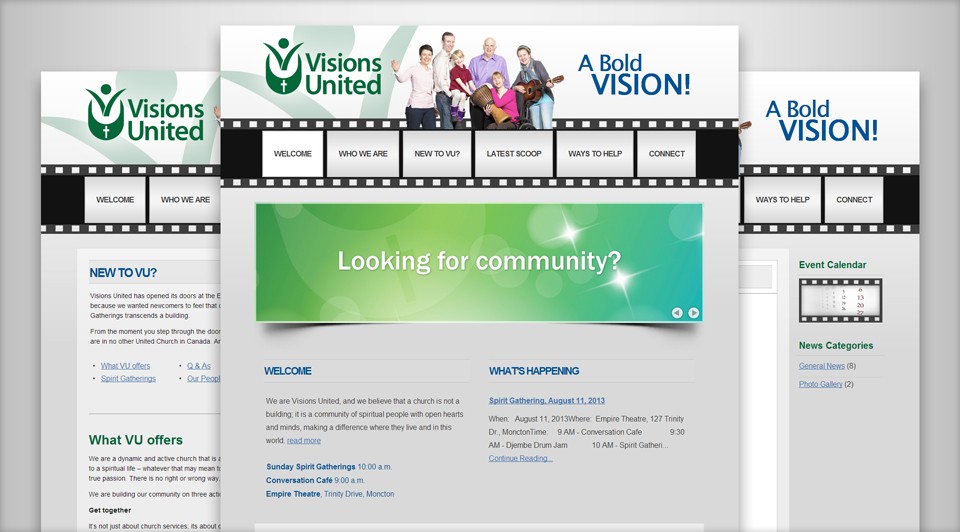 Une nouvelle présence Web pour Visions United Church