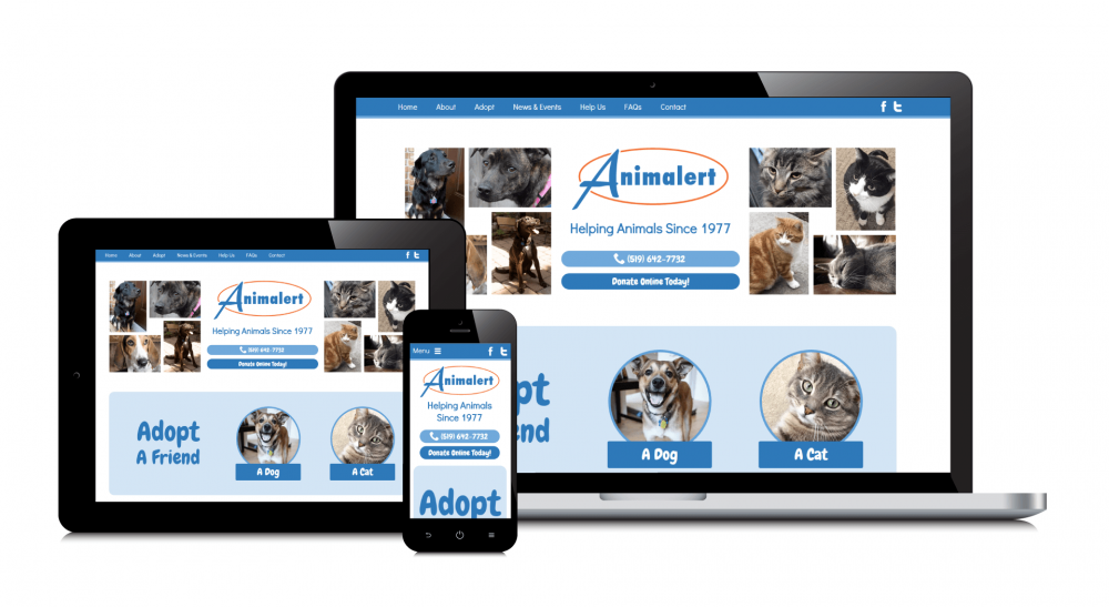 Animalert - site Web