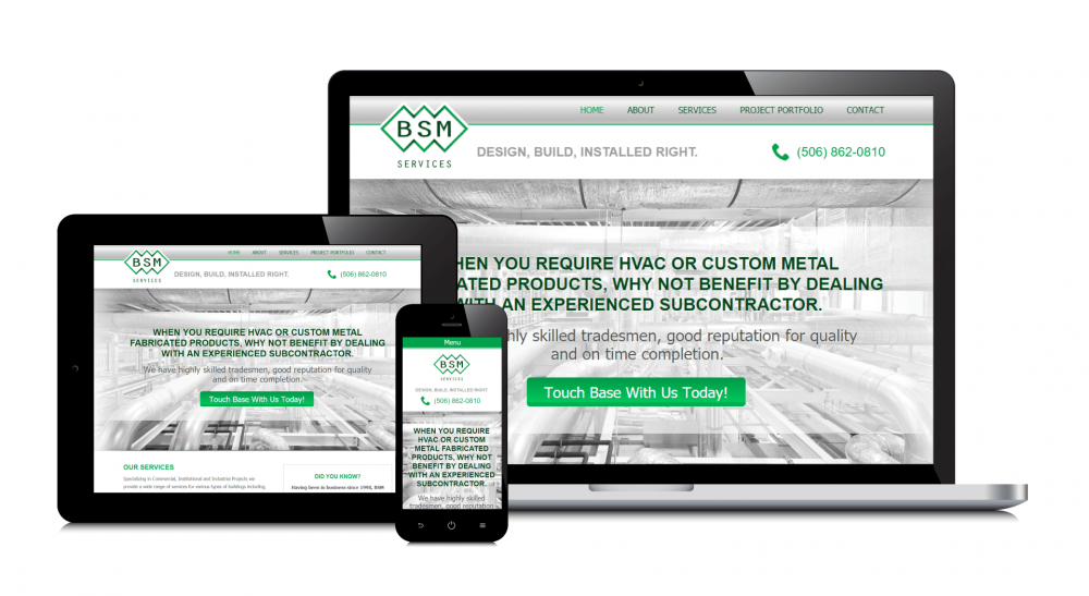 BSM Services 1998 Ltd. - site Web