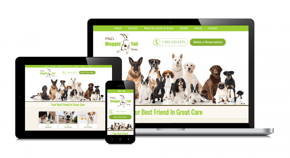 Mel's Waggin' Tail Inn - site Web