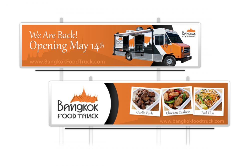 Bangkok Food Truck - Outdoor Digital Ads