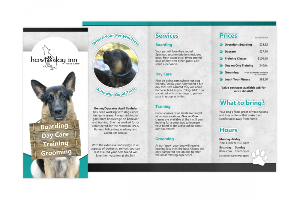 Howl A Day Inn Notre-Dame - Brochure Howl A Day Inn Notre-Dame - Brochure