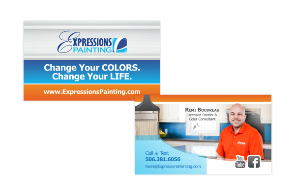 Expressions Painting - Business Card